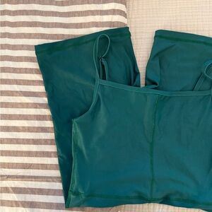 Jacklyn Fit Teal Jumpsuit